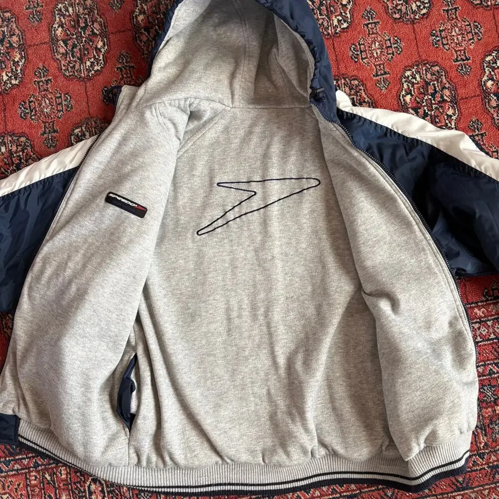 Speedo Sport Systems Insulated‎ Hooded Men’s M Dark Blue Jacket Zip Front
